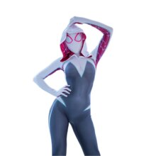 New Lycra Gwen Cosplay Costume 3D Print Mask Zentai Stacy Superhero Spider man Suit Women Bodysuit Halloween Clothing Outfit New Lycra Gwen Cosplay Costume 3D Print Mask Zentai Stacy Superhero Spider man Suit Women Bodysuit Halloween Clothing Outfit