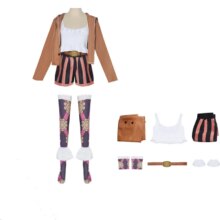 Jewelry Bonney Cosplay Costume Sabaody Island Hooded Coat Uniform Shorts Adult Woman Carnival One Anime Piece Halloween Suit Jewelry Bonney Cosplay Costume Sabaody Island Hooded Coat Uniform Shorts Adult Woman Carnival One Anime Piece Halloween Suit