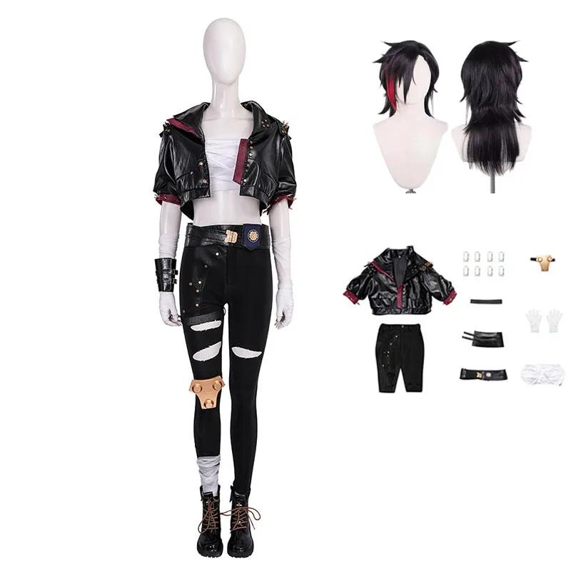 Kawaii Underground Fighter V Cosplay Costume And Wig Suit 