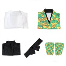 Anime Kawaii Demon Slayer Sabito Cosplay Costume Set Anime Kawaii Demon Slayer Sabito Cosplay Costume Set