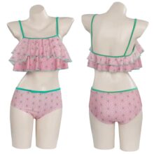 Kawaii Anime Demon Slayer Kimetsu No Yaiba Nezuko Kamado Cosplay Costume Swimsuit Kawaii Anime Demon Slayer Kimetsu No Yaiba Nezuko Kamado Cosplay Costume Swimsuit