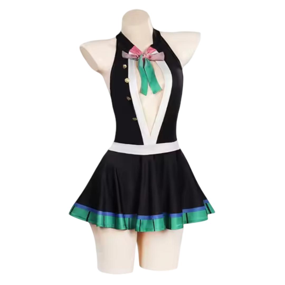 Kawaii Anime Demon Slayer Kimetsu No Yaiba Tanjiro Kamado Cosplay Costume Swimsuit