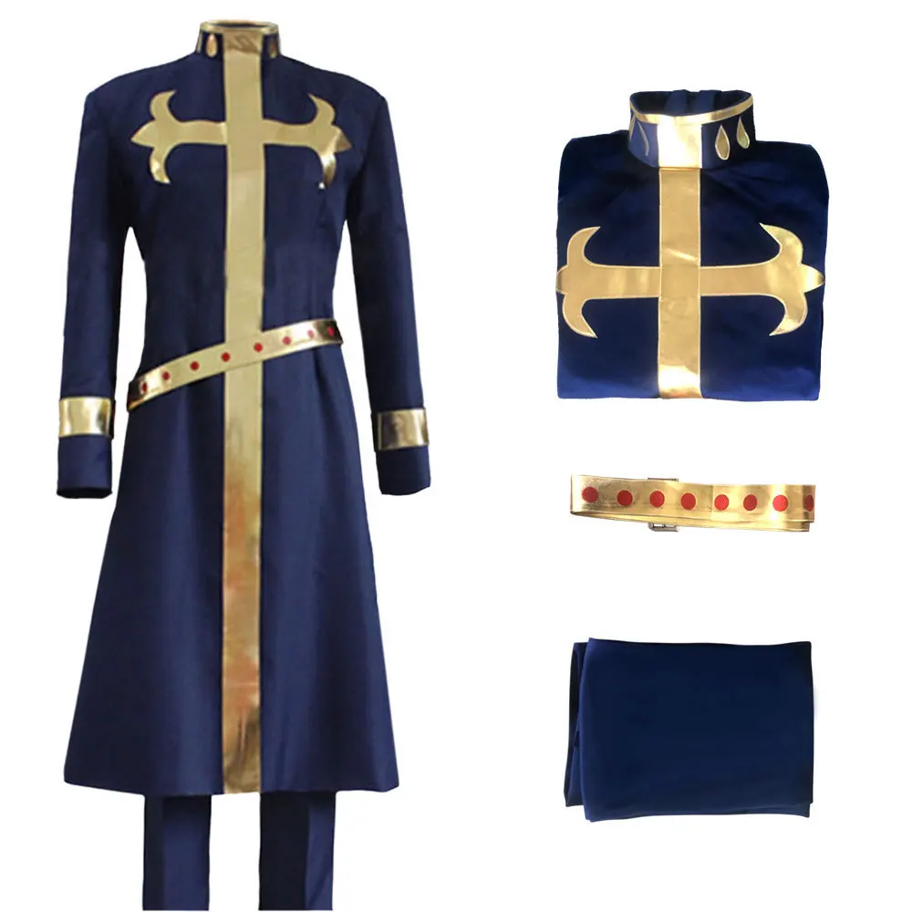 Kawaii Anime Bizarre Adventure Enrico Pucci Cosplay Costume Suit