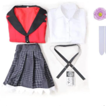 Kawaii Anime Yumeko Jabami Cosplay Costume With Sock Kawaii Anime Yumeko Jabami Cosplay Costume With Sock