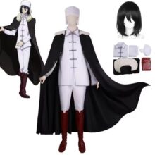 Anime Kawaii Bungo Stray Dogs Fyodor Dostoevsky Cosplay Costume With Wig Suit Anime Kawaii Bungo Stray Dogs Fyodor Dostoevsky Cosplay Costume With Wig Suit