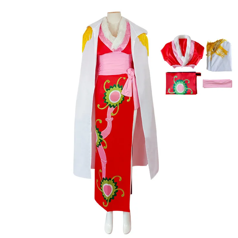 Anime Kawaii Boa Hancock Kimono Cosplay Costume