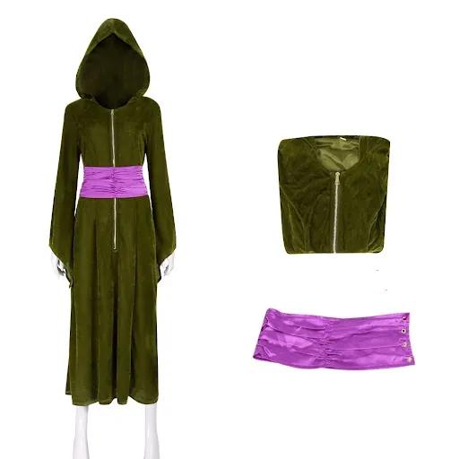 Kawaii Padme Amidala Cosplay Costume Green Outfit 