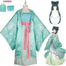 Anime The Apothecary Diaries Maomao Kawaii Cosplay Costume With Wig Anime The Apothecary Diaries Maomao Kawaii Cosplay Costume With Wig