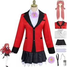 Anime Kawaii Kakegurui Yumemi Yumemite Cosplay Costume Uniform Suit Anime Kawaii Kakegurui Yumemi Yumemite Cosplay Costume Uniform Suit