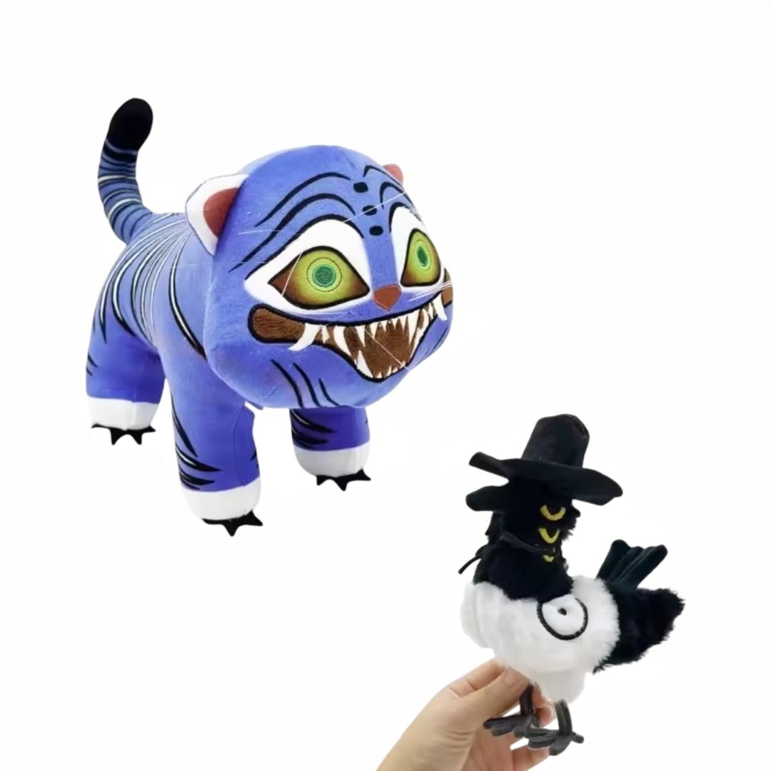 2Pcs Anime Kawaii KPop Demon Hunters Plush Toy