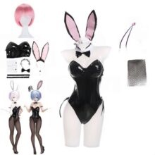 Kawaii Re: Zero Ram Cosplay Costume With Wig Kawaii Re: Zero Ram Cosplay Costume With Wig