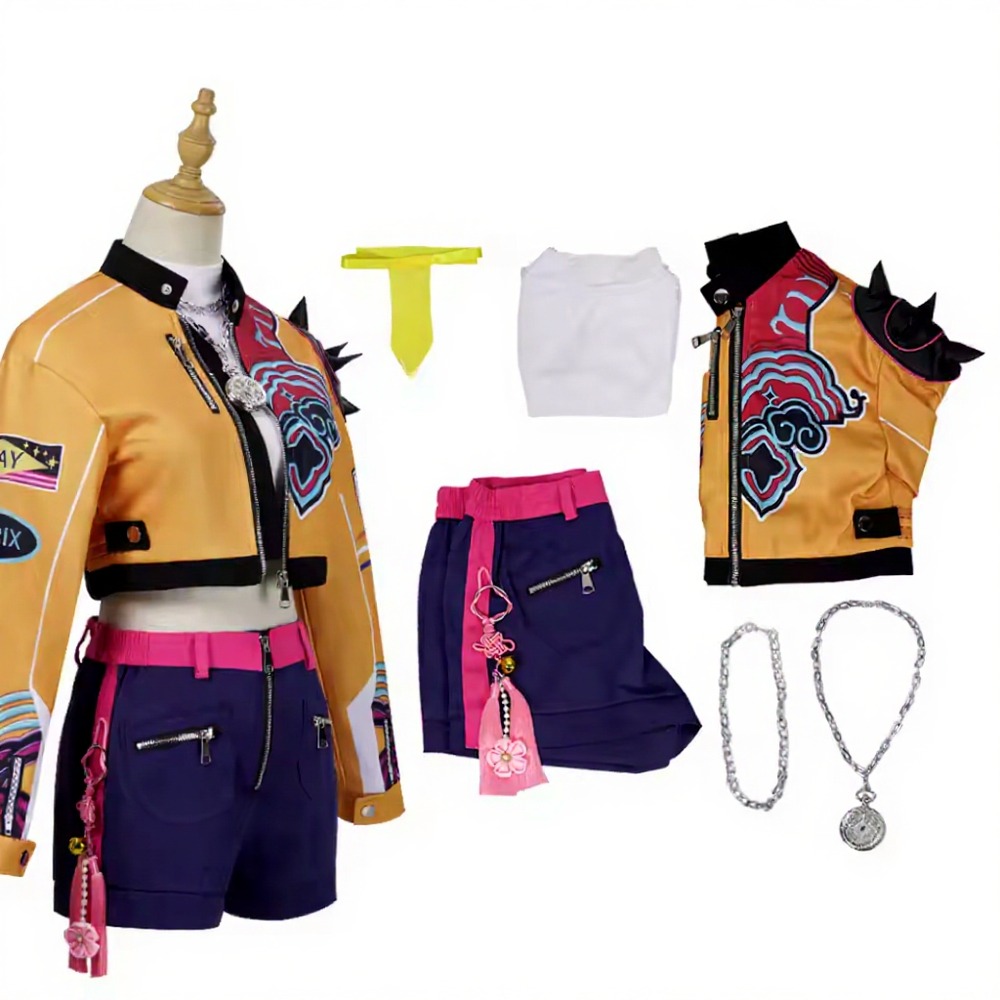 Kawaii Anime Kawaii K-pop Demon Hunters Rumi Cosplay Costume Suit For Adult Kawaii Anime Kawaii K-pop Demon Hunters Rumi Cosplay Costume Suit For Adult