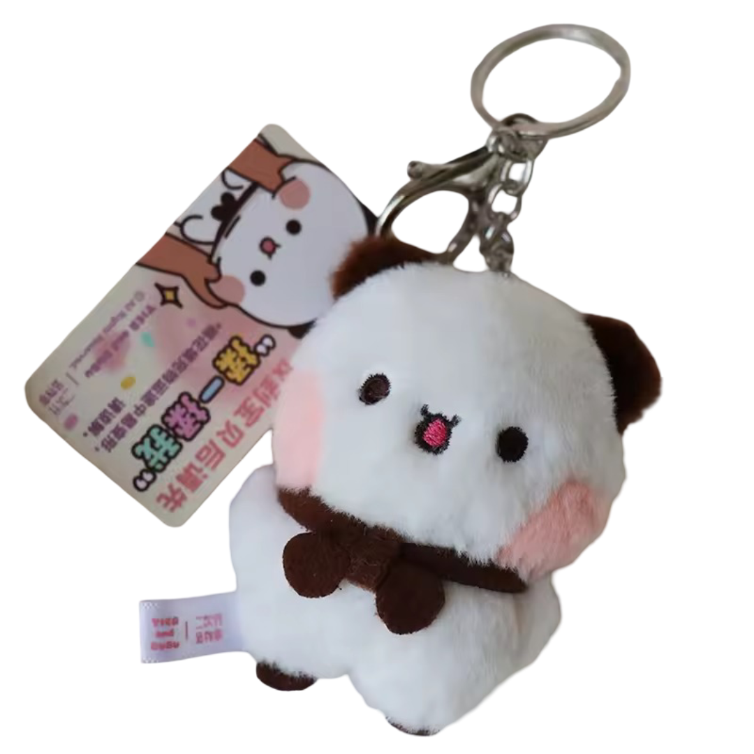 Kawaii Dubu Plush Keychain
