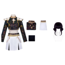 Kawaii Anime KPop Demon Hunters Zoey Cosplay Costume And Wig Kawaii Anime KPop Demon Hunters Zoey Cosplay Costume And Wig