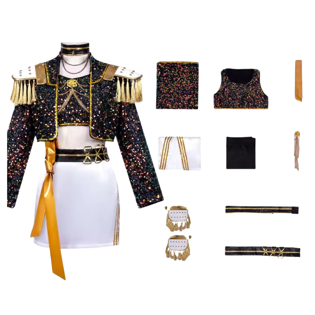 Anime Kawaii KPop Demon Hunters Mira Cosplay Costume Anime Kawaii KPop Demon Hunters Mira Cosplay Costume