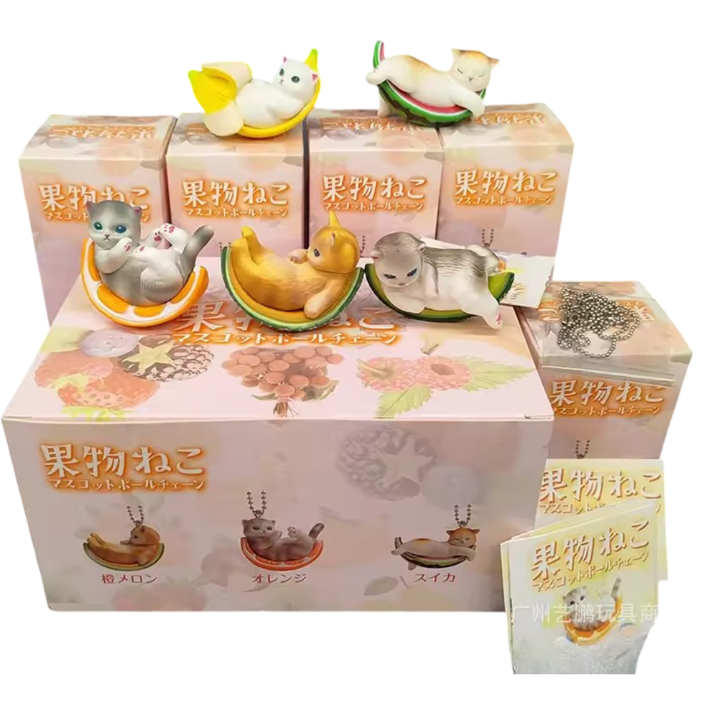 5Pcs Kawaii Mofusand Character Action Figure Toy With Blind Box