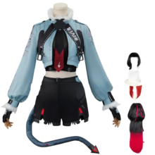 Kawaii Anime Zenless Zone Zero Jane Doe Cosplay Costume And Wig Kawaii Anime Zenless Zone Zero Jane Doe Cosplay Costume And Wig