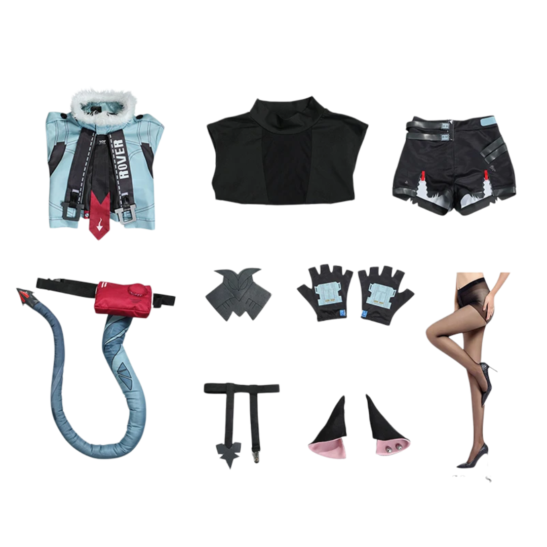 Kawaii Anime Zenless Zone Zero Jane Doe Cosplay Costume Set