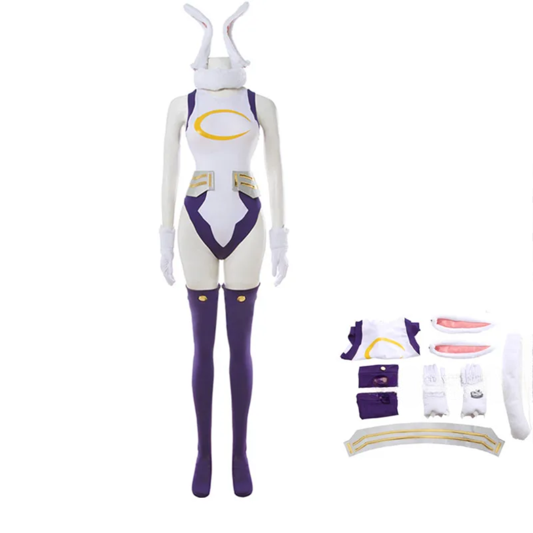 Kawaii Anime My Hero Academia Mirko Cosplay Costume Set Kawaii Anime My Hero Academia Mirko Cosplay Costume Set