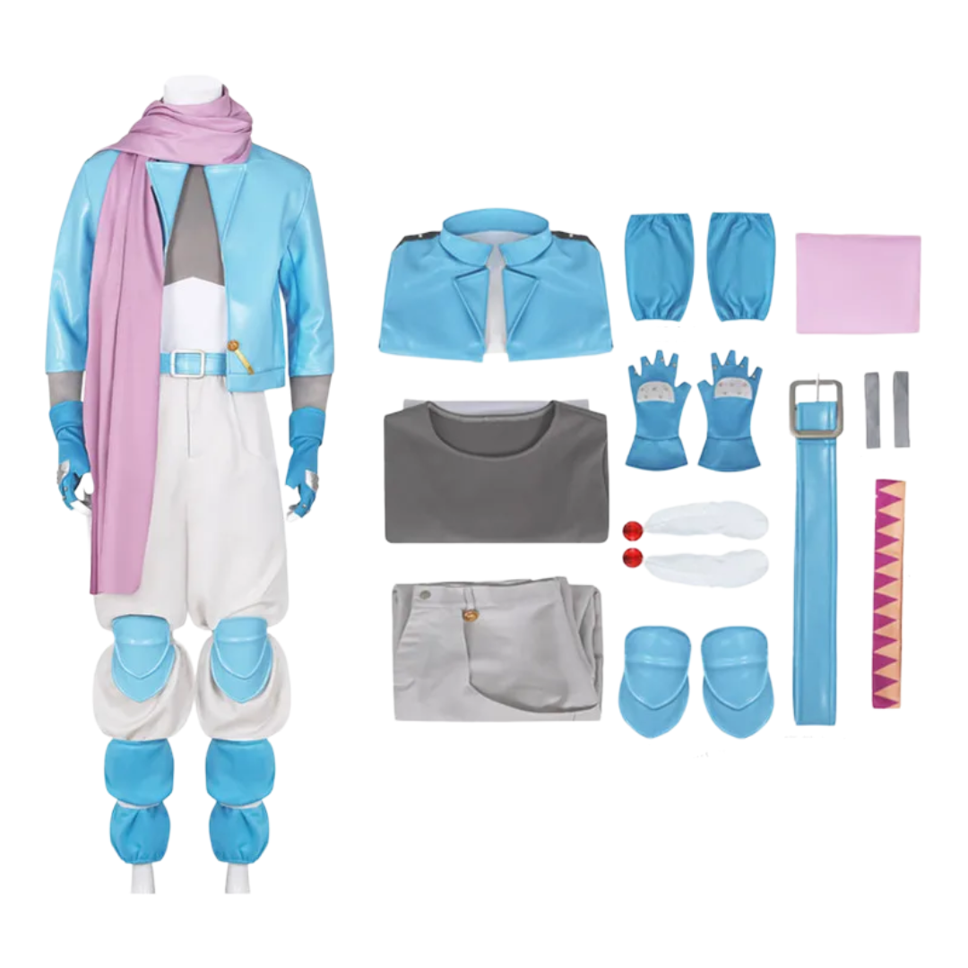 Kawaii Anime JoJo's Bizarre Adventure Caesar Anthonio Zeppeli Costume Set