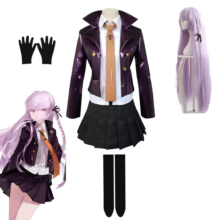 Kawaii Anime Danganronpa Kyoko Kirigiri Cosplay Costume And Wig Kawaii Anime Danganronpa Kyoko Kirigiri Cosplay Costume And Wig