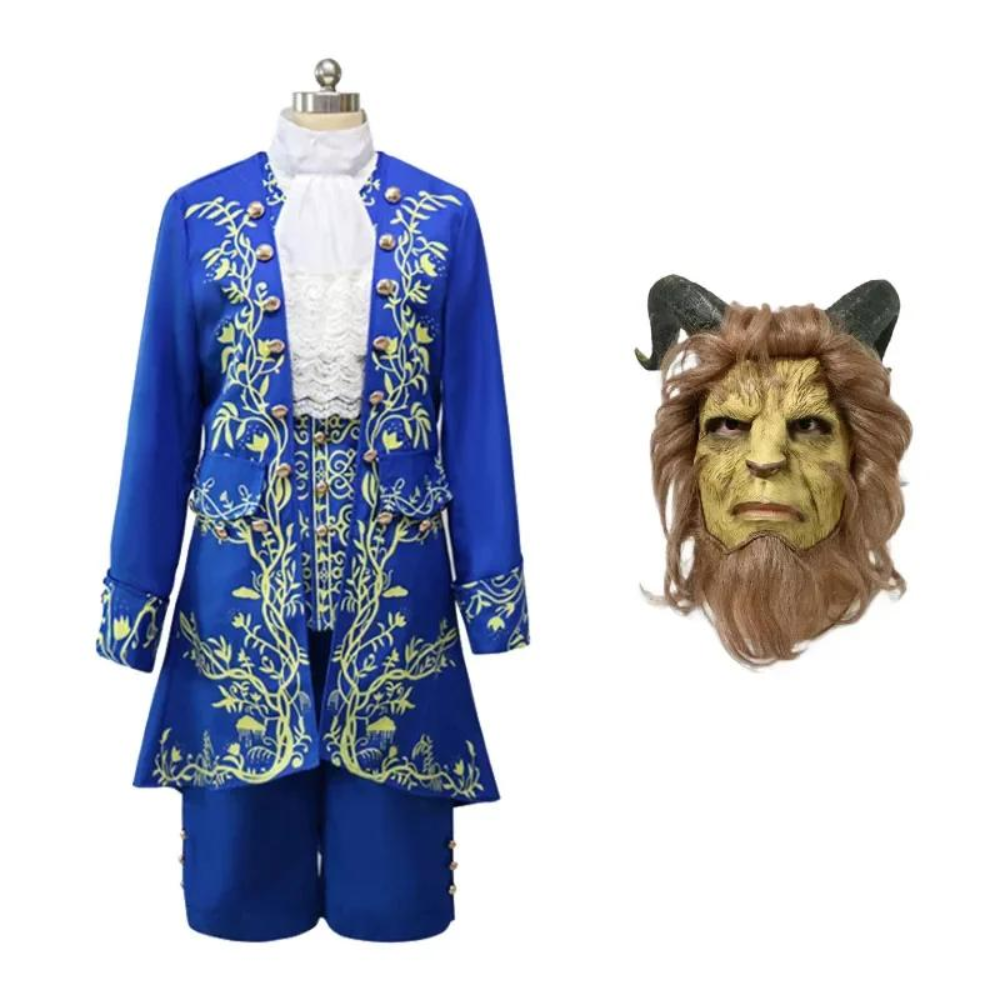 Kawaii Anime Beauty And The Beast Prince Adam Cosplay Costume Suits