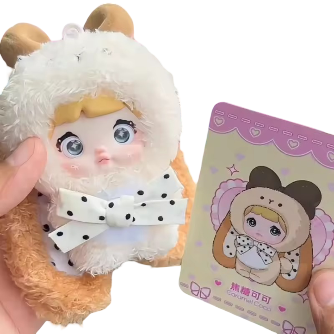 Kawaii Nommi Baby Sweetheart Bunny Series Caramel Coco Plush Toy