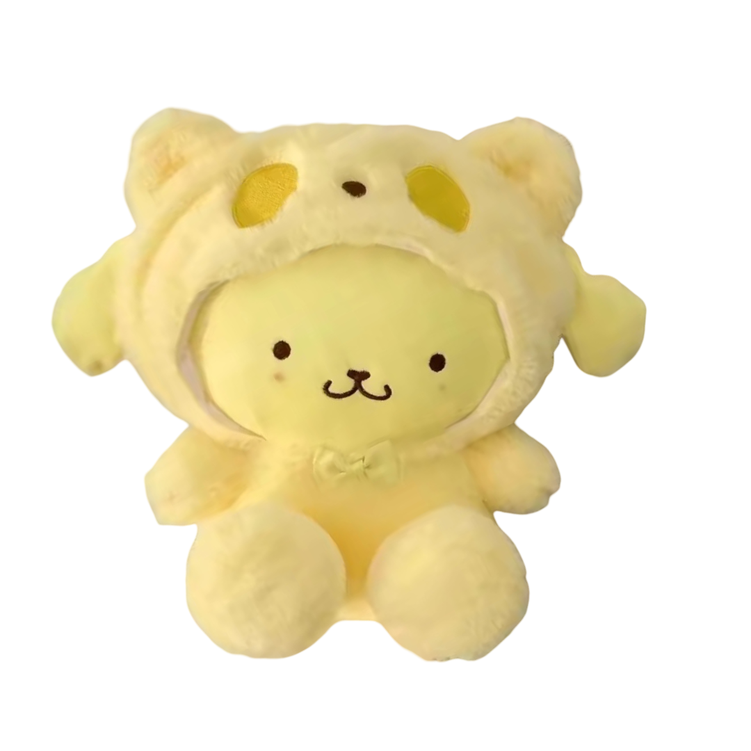 Anime Kawaii Sanrio Pompompurin Polar Bear Covered Plush Toy