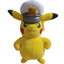 25cm Kawaii Pokemon Captain Pikachu Soft Stuffed Plush Toy 25cm Kawaii Pokemon Captain Pikachu Soft Stuffed Plush Toy