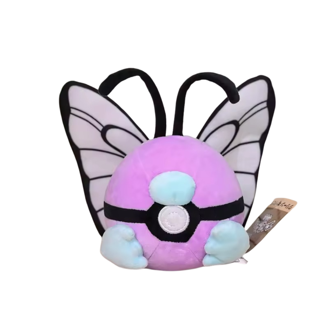 Anime Kawaii Pokemon Ball Butterfree Plush Toy