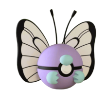 10cm Kawaii Anime Pokemon Butterfree Pokeball Soft Plush Toy 10cm Kawaii Anime Pokemon Butterfree Pokeball Soft Plush Toy