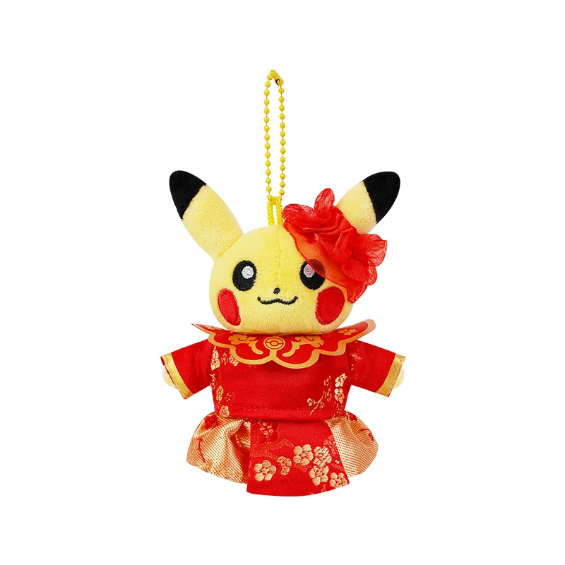Kawaii Anime Pokemon Lunar New Year Pikachu Keychain