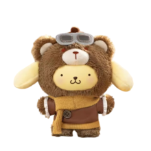 Kawaii Cartoon Pompompurin TOP TOY x Sanrio Characters Afternoon Tea series Covered Bear Toy Kawaii Cartoon Pompompurin TOP TOY x Sanrio Characters Afternoon Tea series Covered Bear Toy