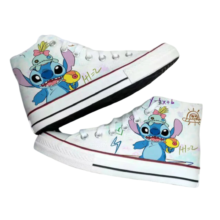 Cartoon Kawaii Stitch And Scrump Canvas Trendy Shoes Cartoon Kawaii Stitch And Scrump Canvas Trendy Shoes