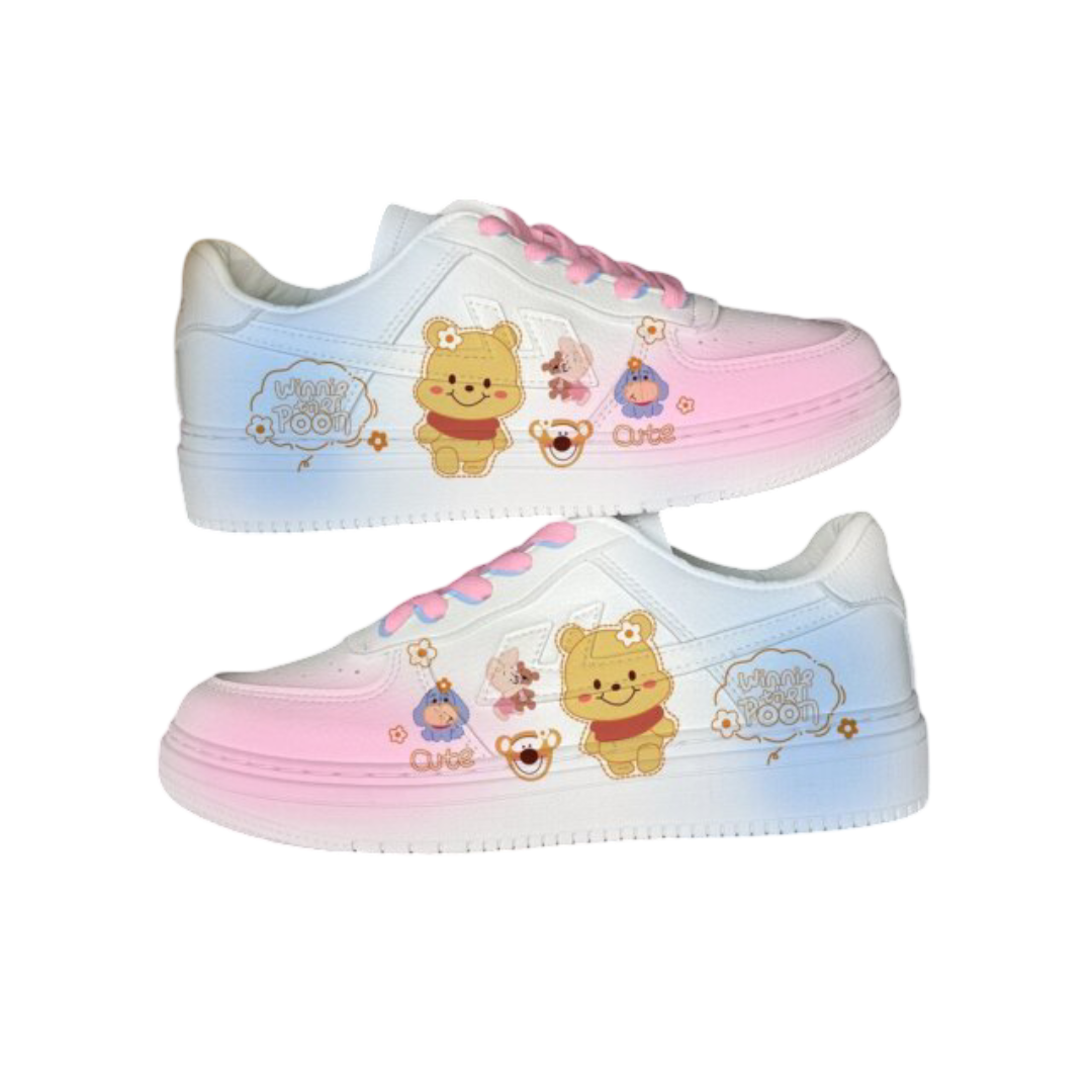 Kawaii Cartoon Winnie The Pooh Shoes