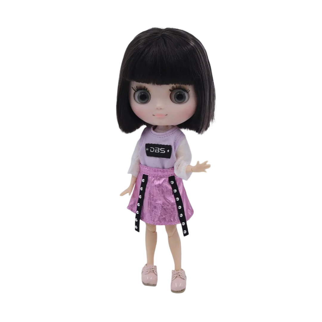 Kawaii ICY DBS Blythe Plastic Toy Full Set Dress