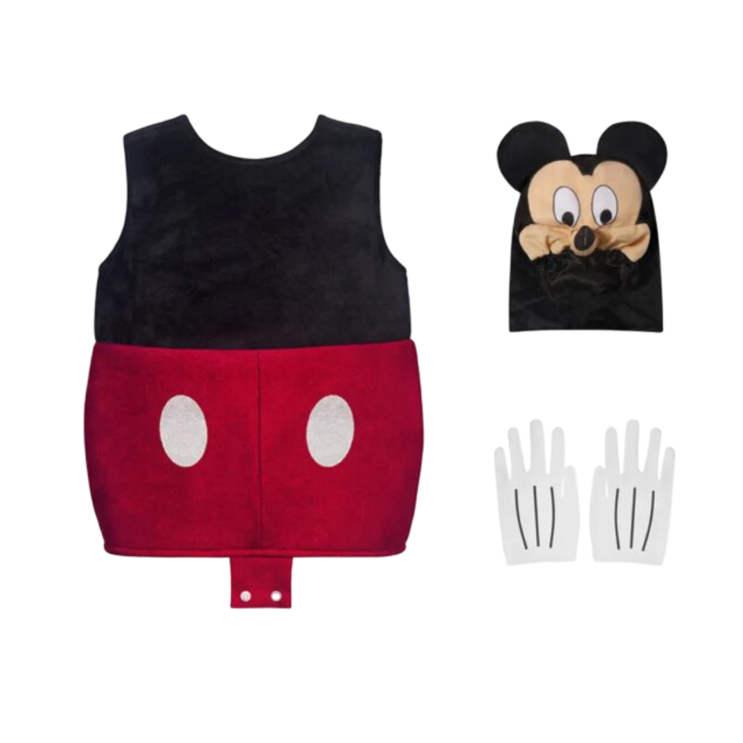 3Pcs/Set Kawaii Mickey Mouse Cosplay Costume