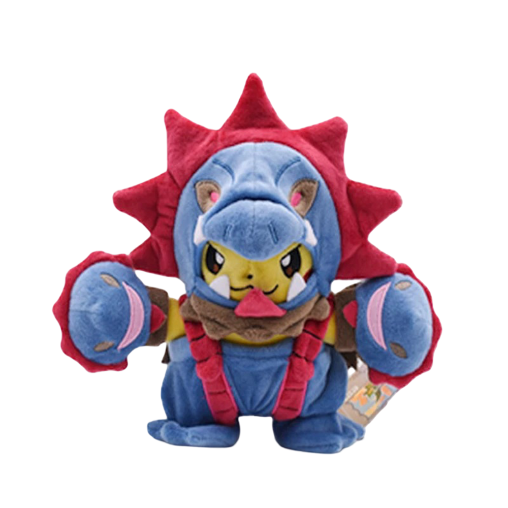 21cm Kawaii Anime Pokémon Pikachu Turn Into Hydreigon Plush Toy