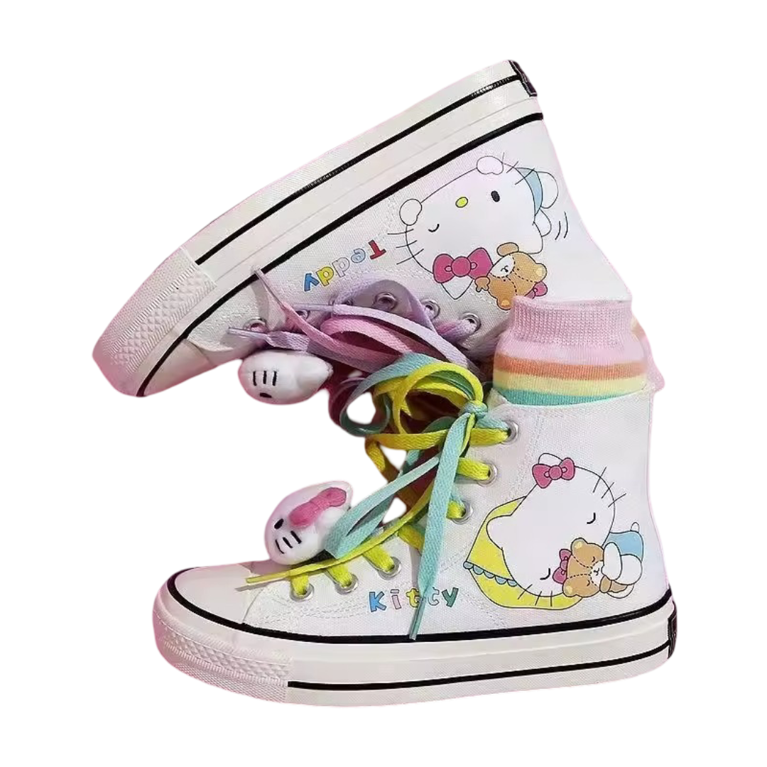 Kawaii Anime Sanrio Hello Kitty Canvas Shoes