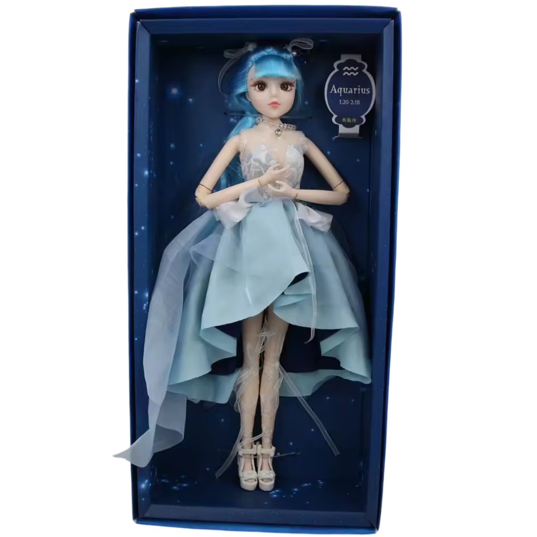 Kawaii DBS MM Girl 12 Constellations Aquarius Toy