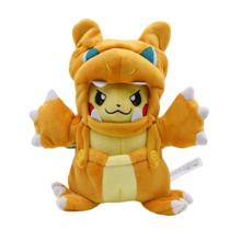 23cm Kawaii Anime Pokémon Pikachu Turn Into Charizard Plush Toy 23cm Kawaii Anime Pokémon Pikachu Turn Into Charizard Plush Toy