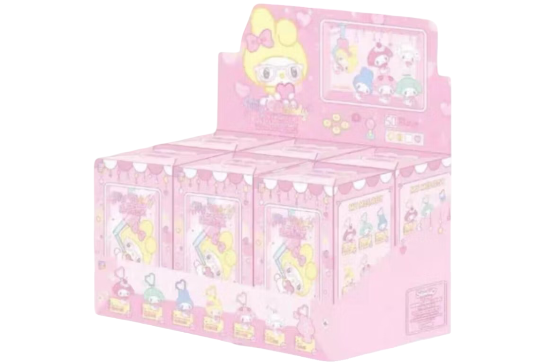 6Pcs Kawaii Cartoon My Melody Candy Toy Blind Box