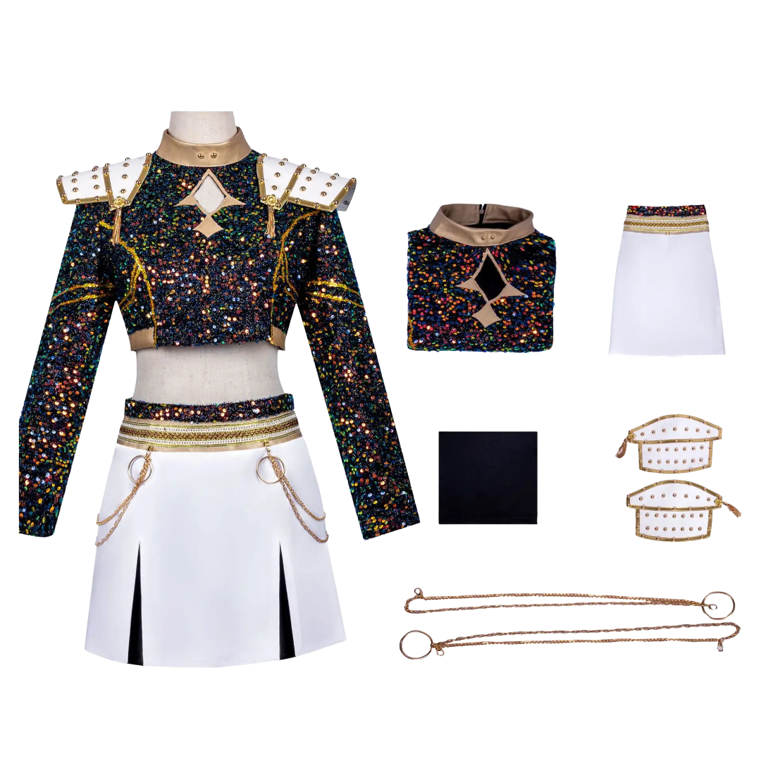 Anime Kawaii KPop Demon Hunters Zoey Cosplay Costume Set