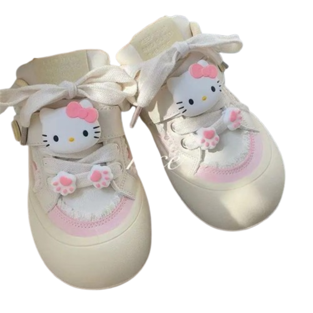 Kawaii Cartoon Hello Kitty Board Shoes