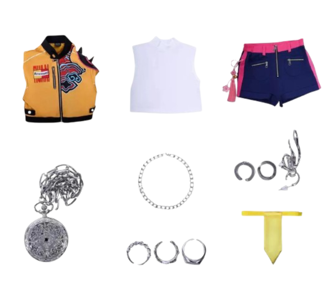 Kawaii Anime KPop Demon Hunters Rumi Costume Suit Kawaii Anime KPop Demon Hunters Rumi Costume Suit