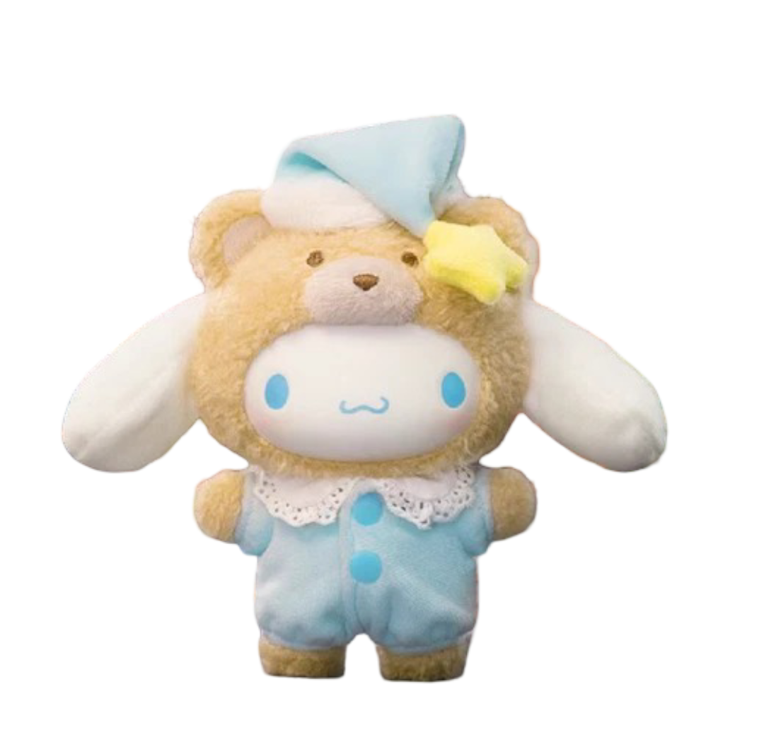 Kawaii Sanrio Cinamoroll Turn Into Bear Plush Toy