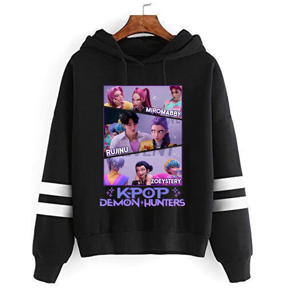 Anime Kawaii KPop Demon Hunters Character Polyester Sweatshirt