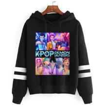 KPop Demon Hunters Kawaii Character Sweatshirt KPop Demon Hunters Kawaii Character Sweatshirt