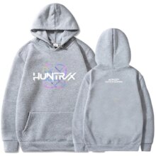 KPop Demon Hunters Kawaii Huntrix Ployester Hoodie KPop Demon Hunters Kawaii Huntrix Ployester Hoodie