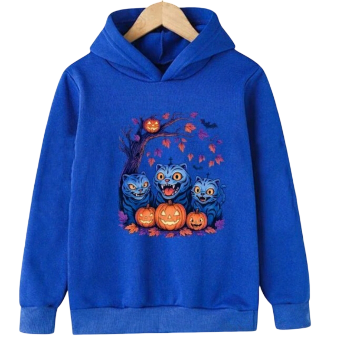 Anime Halloween KPop Demon Hunters Kawaii Derpy Tiger Hoodie Anime Halloween KPop Demon Hunters Kawaii Derpy Tiger Hoodie